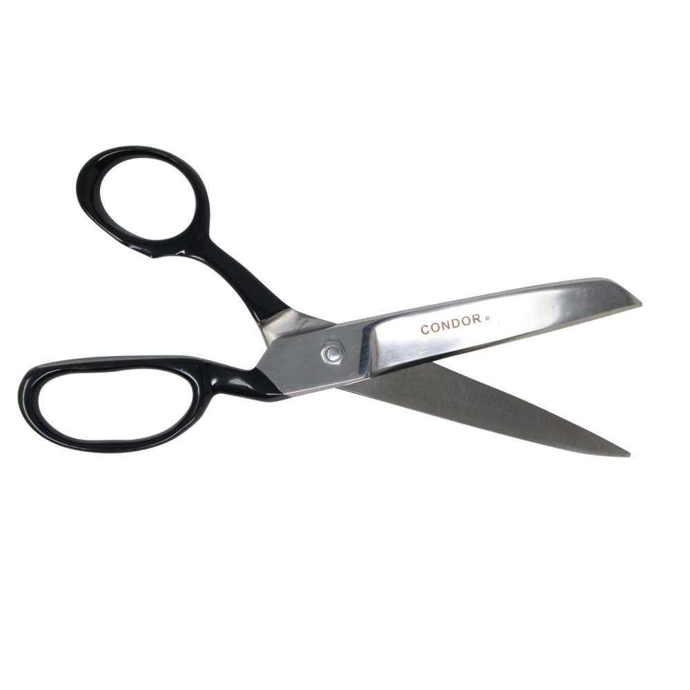 CONDOR | Zuschneideschere 9" (225 mm) aus Stahl mit schwarzen Griff