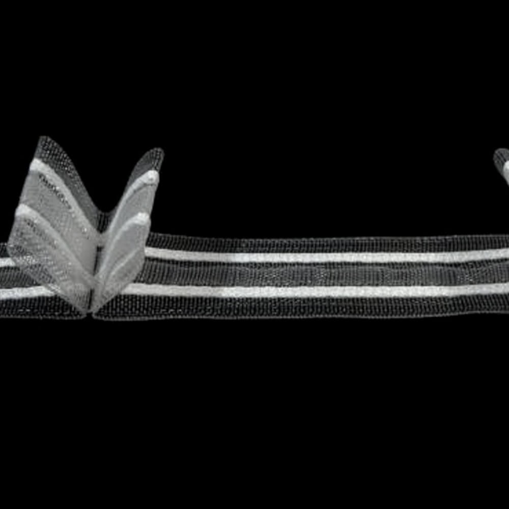 Gardinenband 25 mm - 1:2 Faltung - transparent