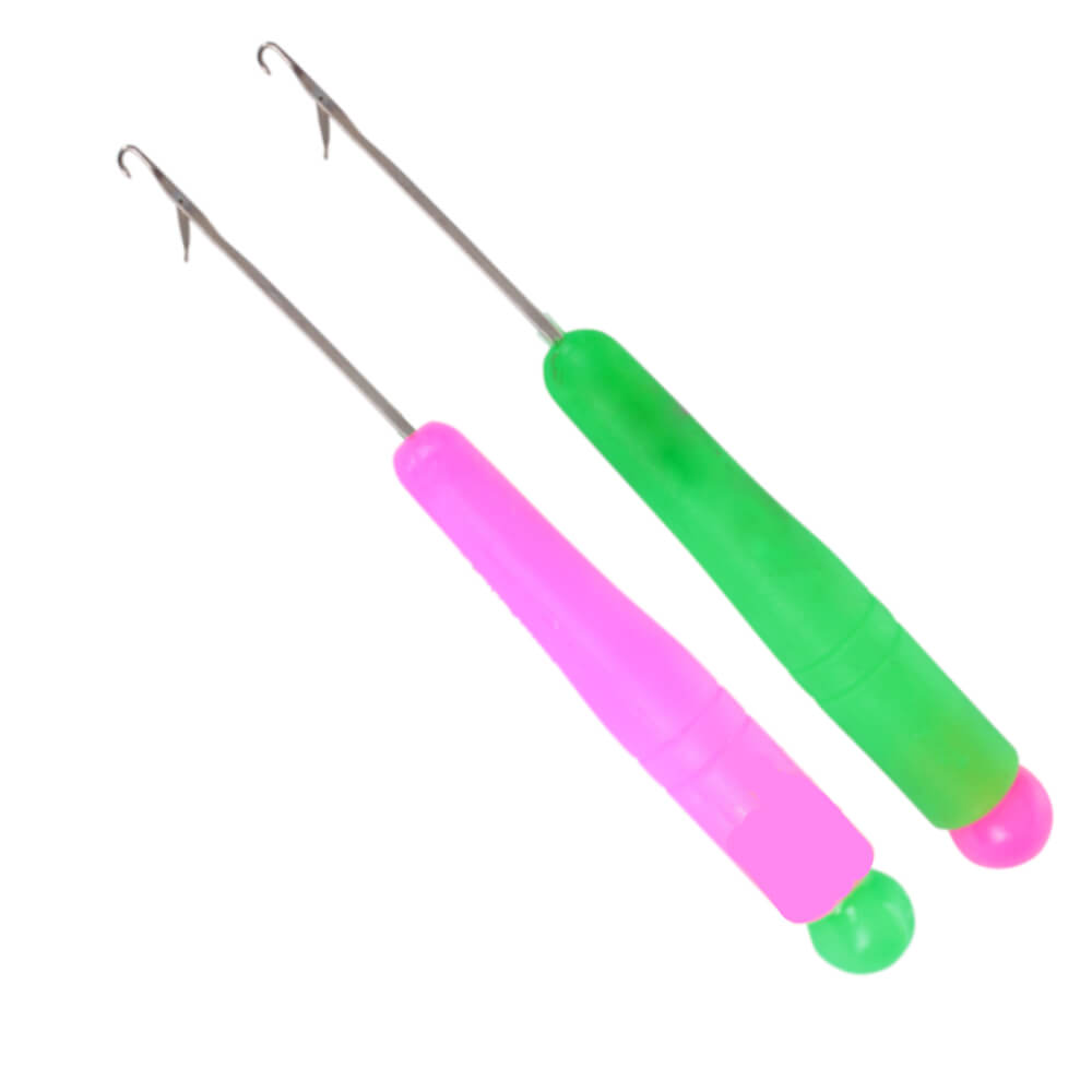 Knüpfhaken (Smyrna) -  Grün oder Pink