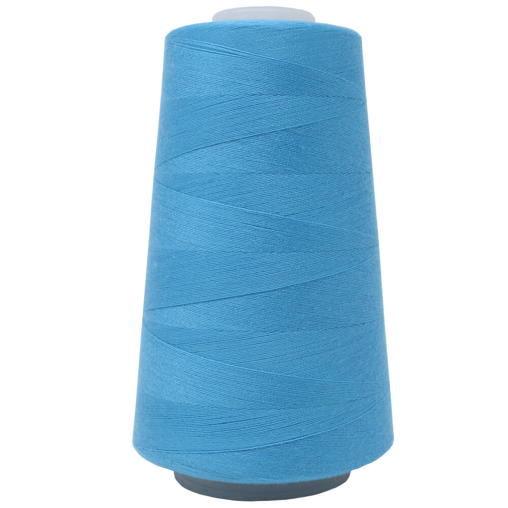 3000 yrd Overlockgarn  254 - Neonblau