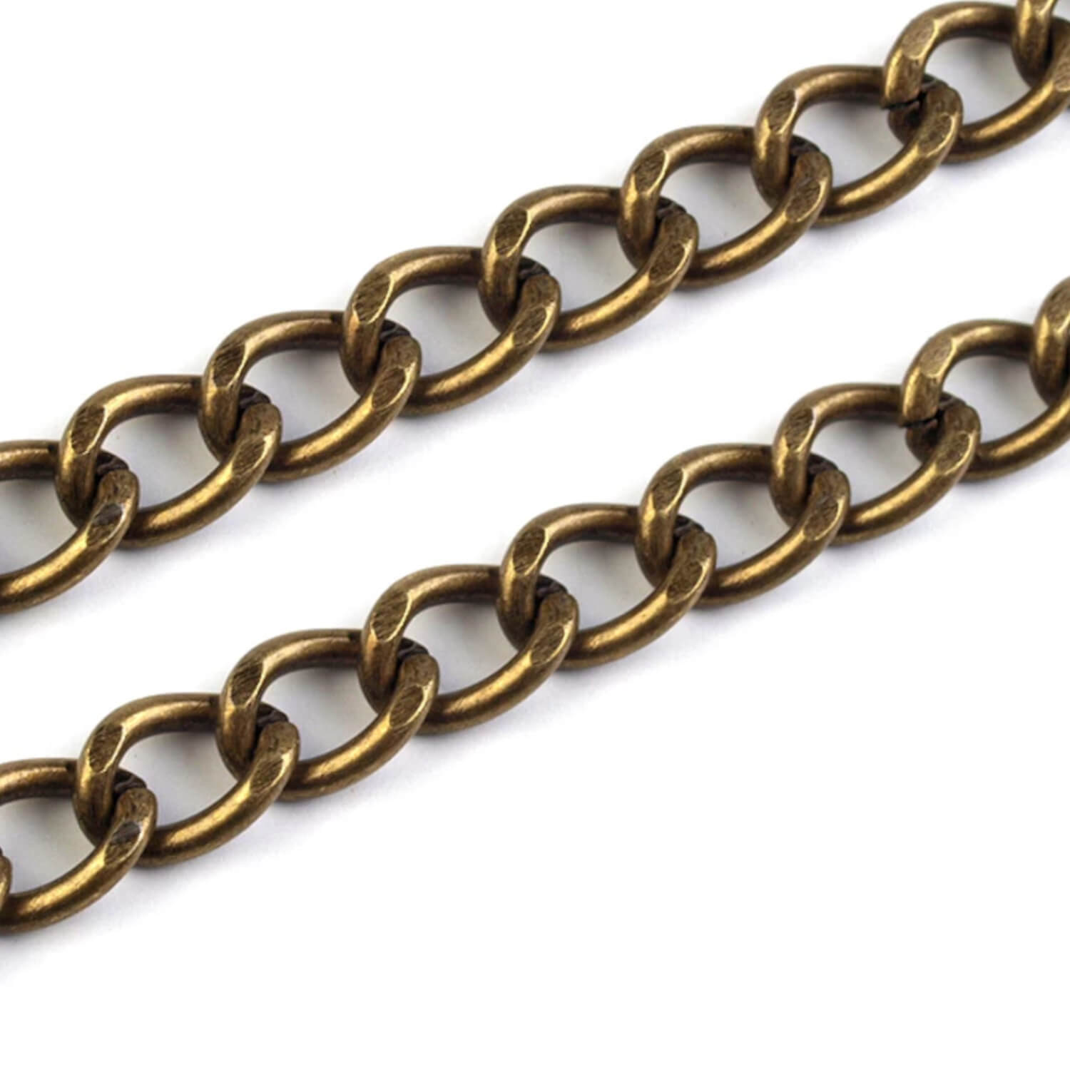 Kette für Handtaschen 120 cm Länge - Farbe: Altmessing