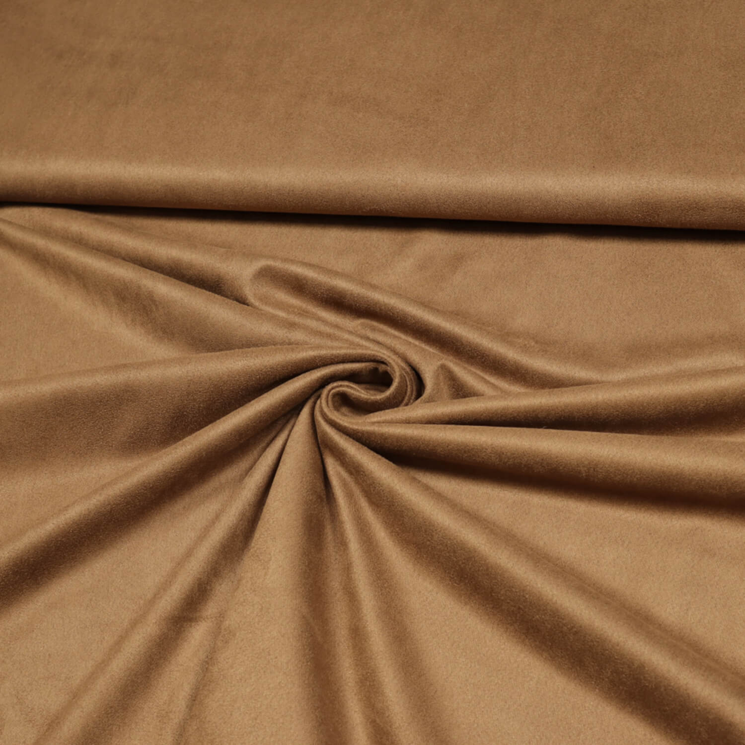 Wildleder-Imitat Unifarben 0,5 Meter x 150 cm - camelbraun