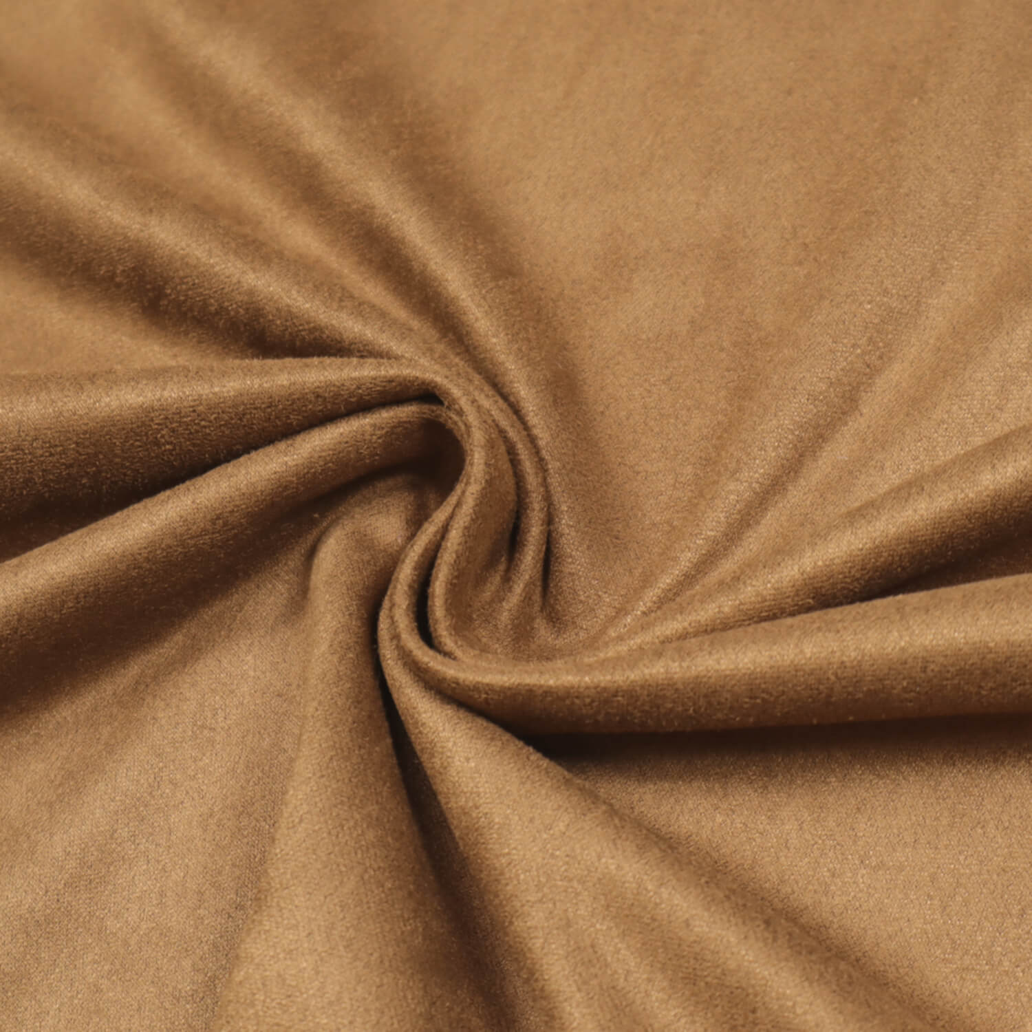 Wildleder-Imitat Unifarben 0,5 Meter x 155 cm - camelbraun (2)