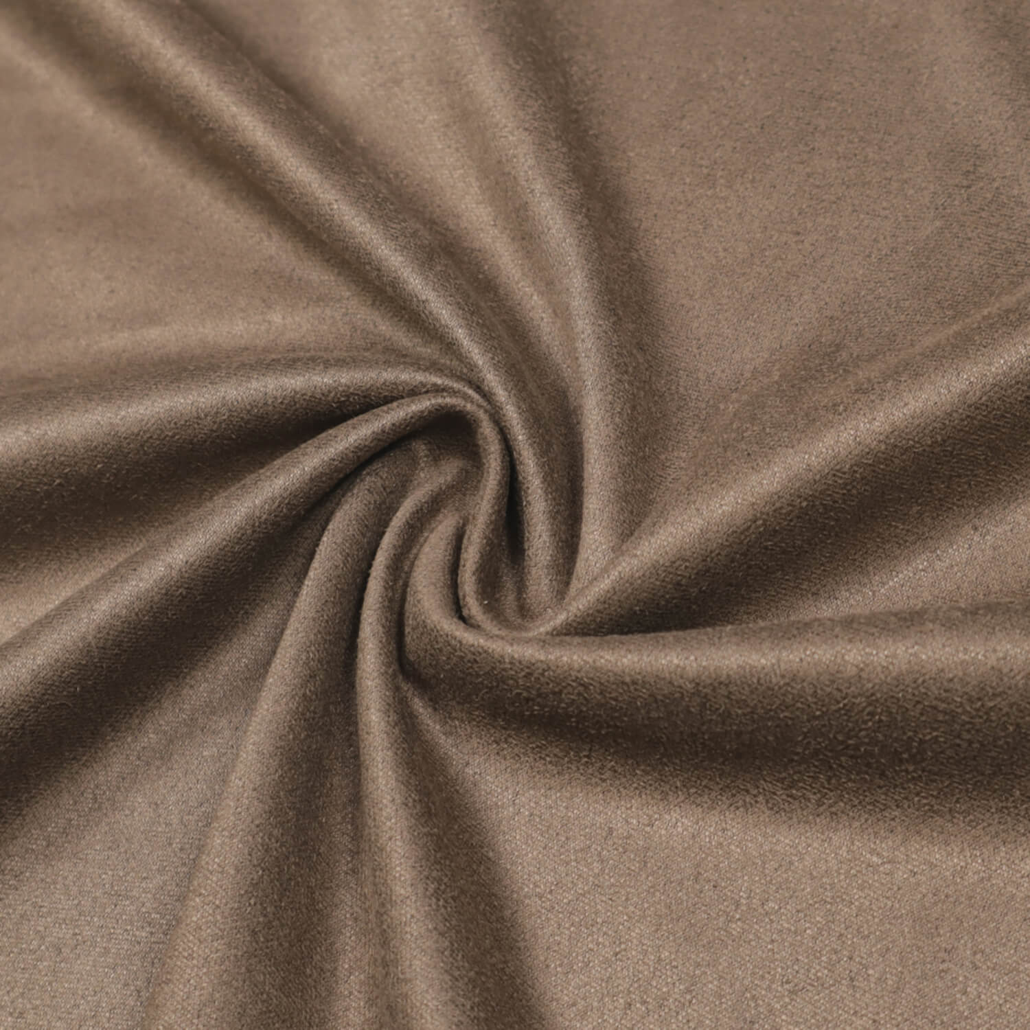 Wildleder-Imitat Unifarben 0,5 Meter x 155 cm - braun