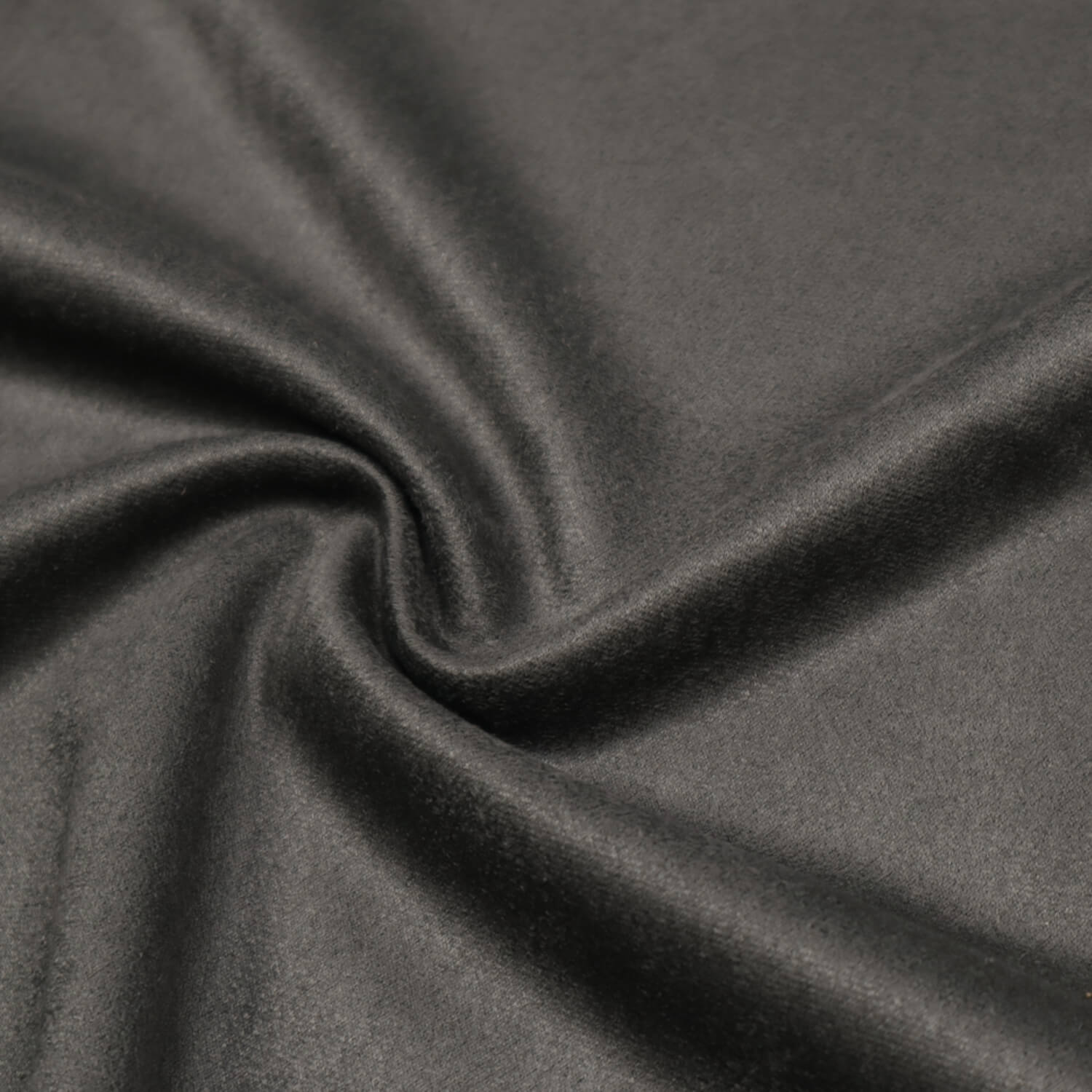 Wildleder-Imitat Unifarben 0,5 Meter x 150 cm - anthrazit