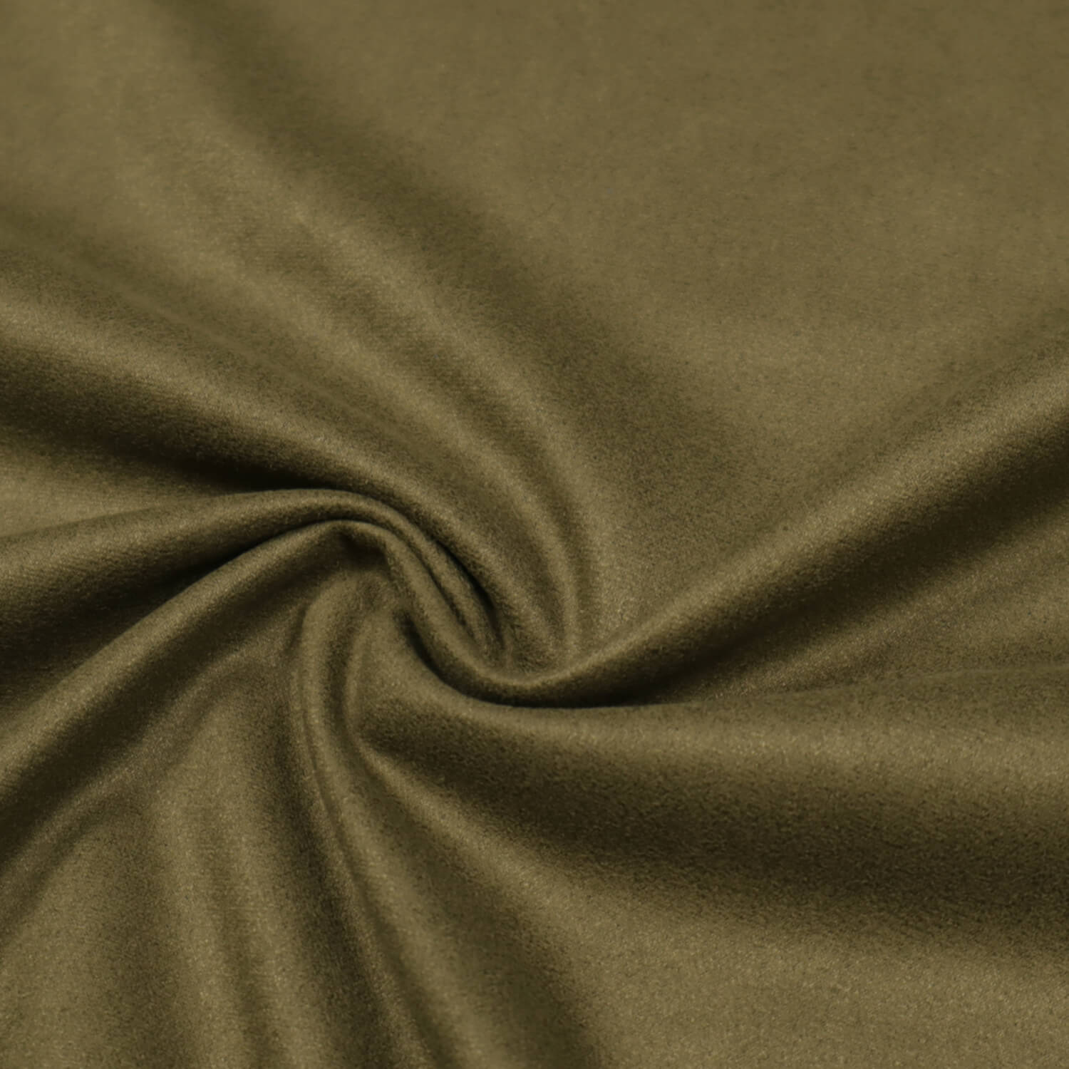 Wildleder-Imitat Unifarben 0,5 Meter x 150 cm - olivgrün