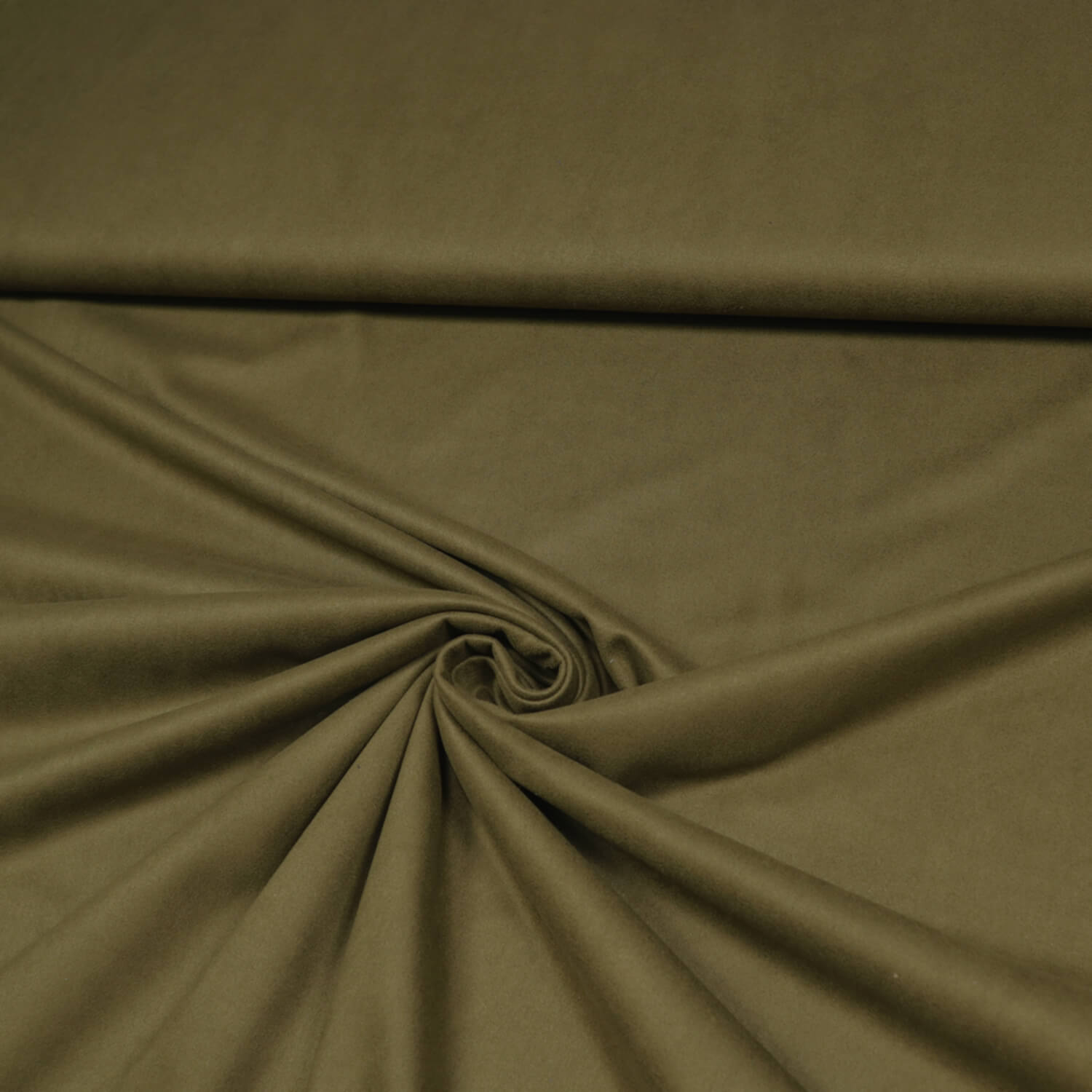 Wildleder-Imitat Unifarben 0,5 Meter x 150 cm - olivgrün