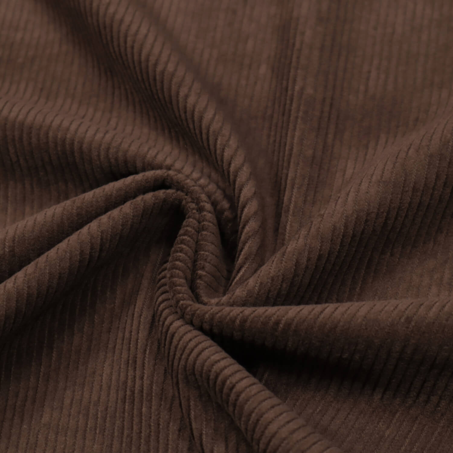 Cord Unifarben 0,5 Meter x 160 cm - dunkelbraun
