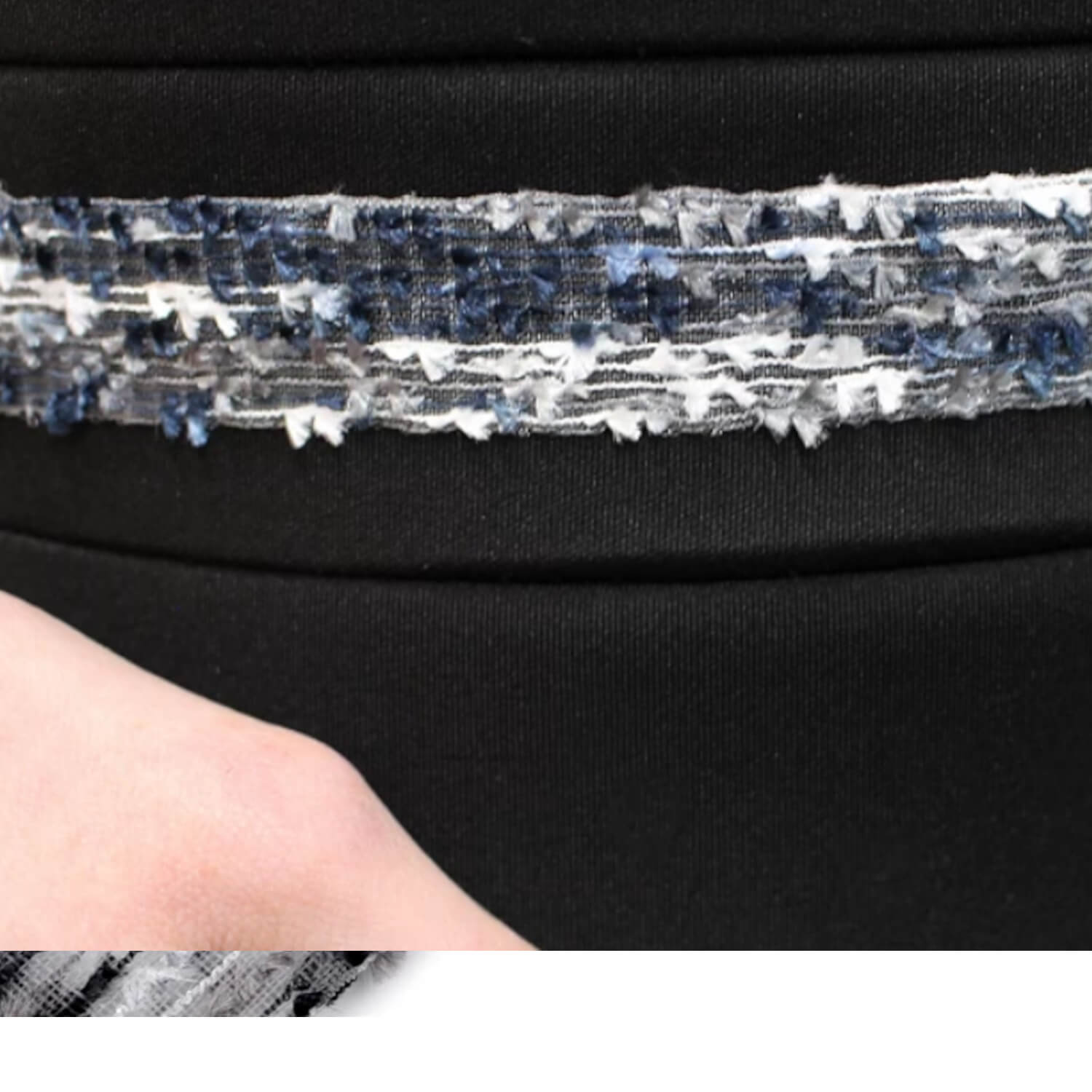 Nylon-Borte 25mm Breite in blau-grau