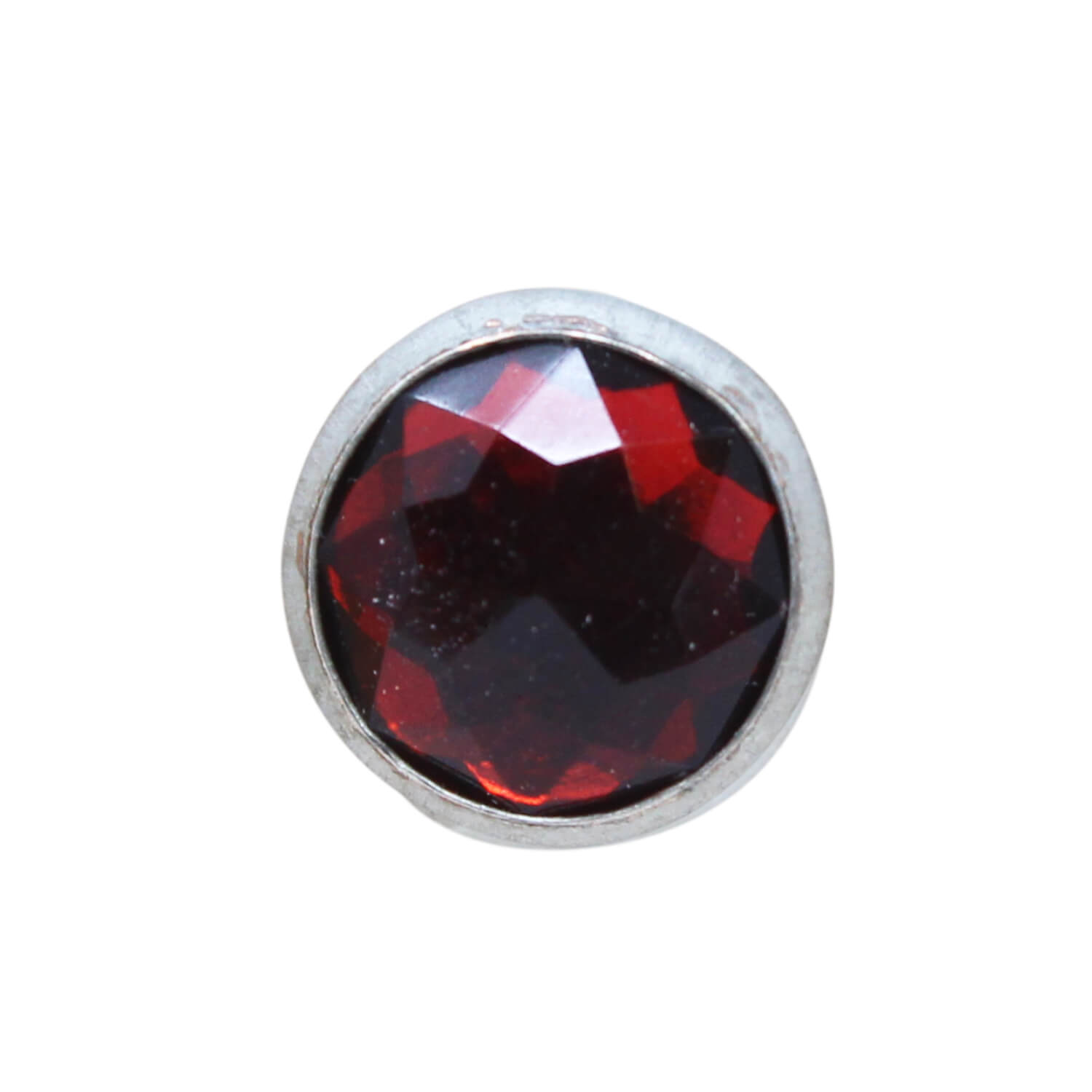 15 Ziernägel - Polsternägel - 11mm - Diamant Rubinrot