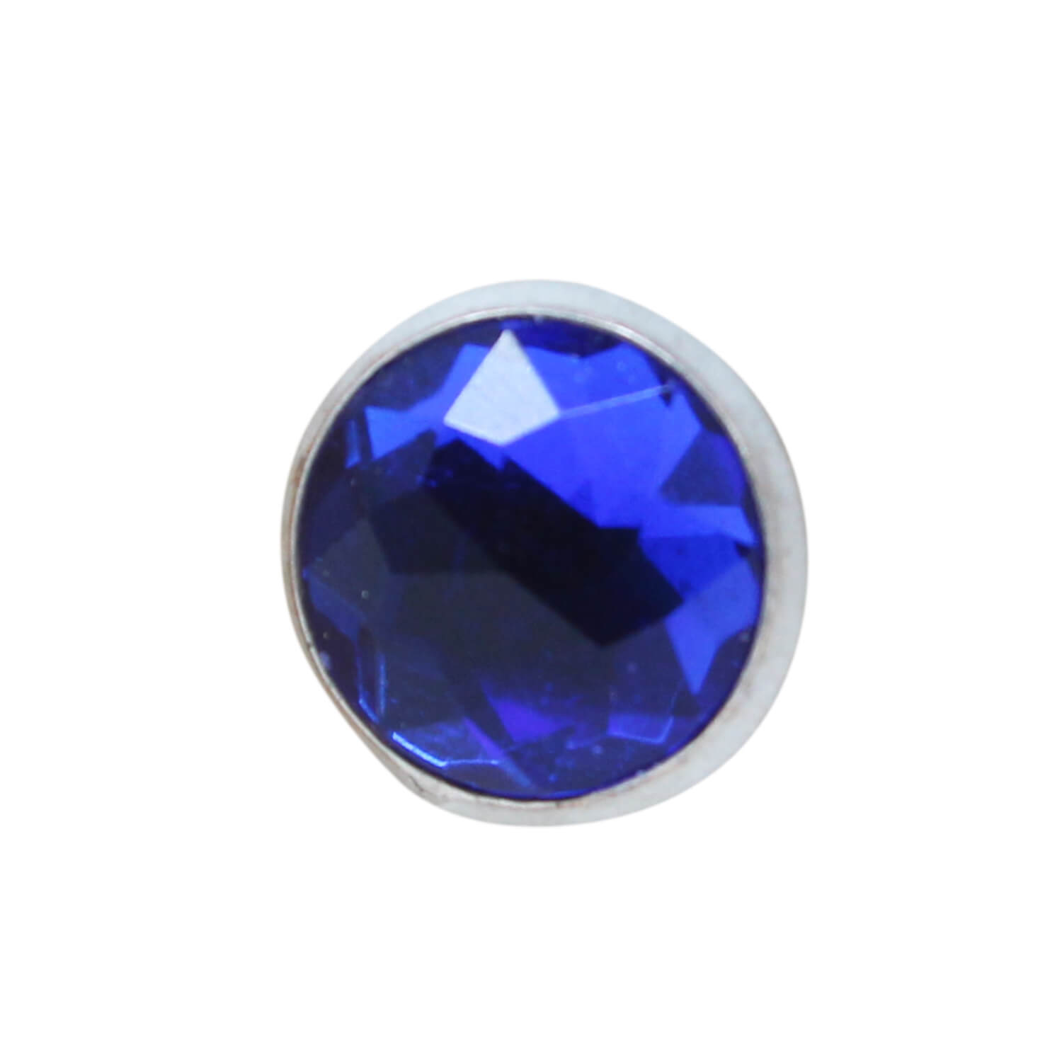15 Ziernägel - Polsternägel - 11mm - Saphirblau