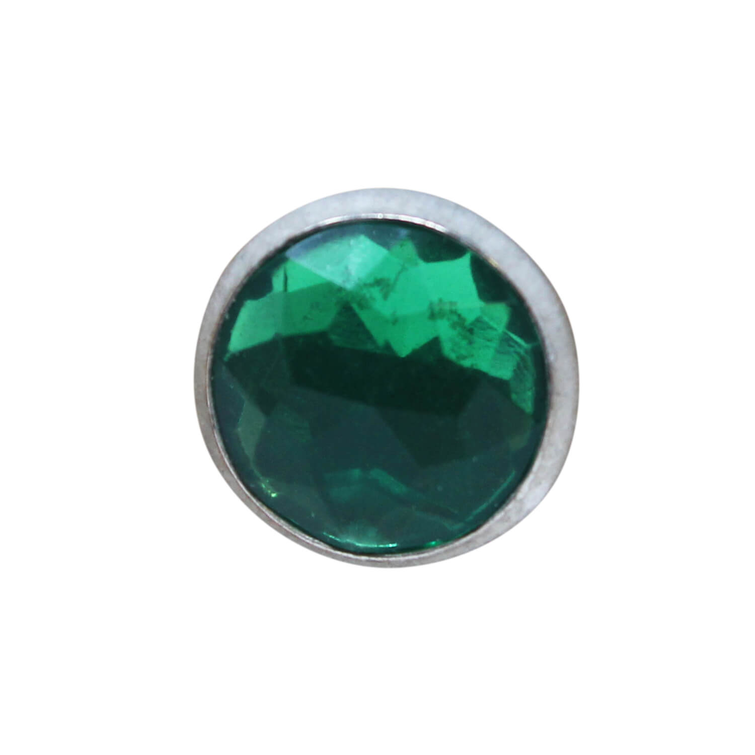 15 Ziernägel - Polsternägel - 11mm - Smaragdgrün