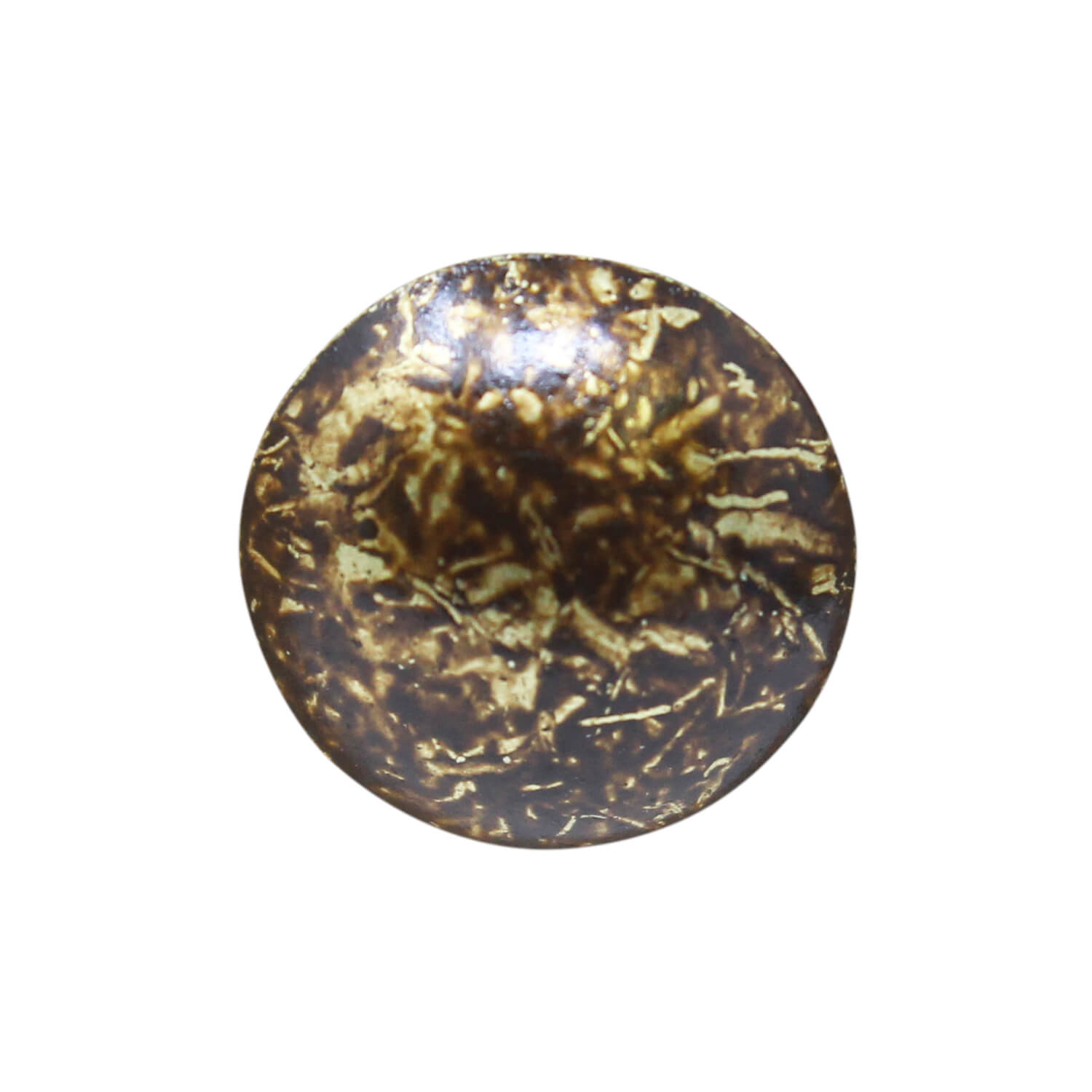 100 Ziernägel - Polsternägel - 11mm - Altgoldfarben-Gefleckt