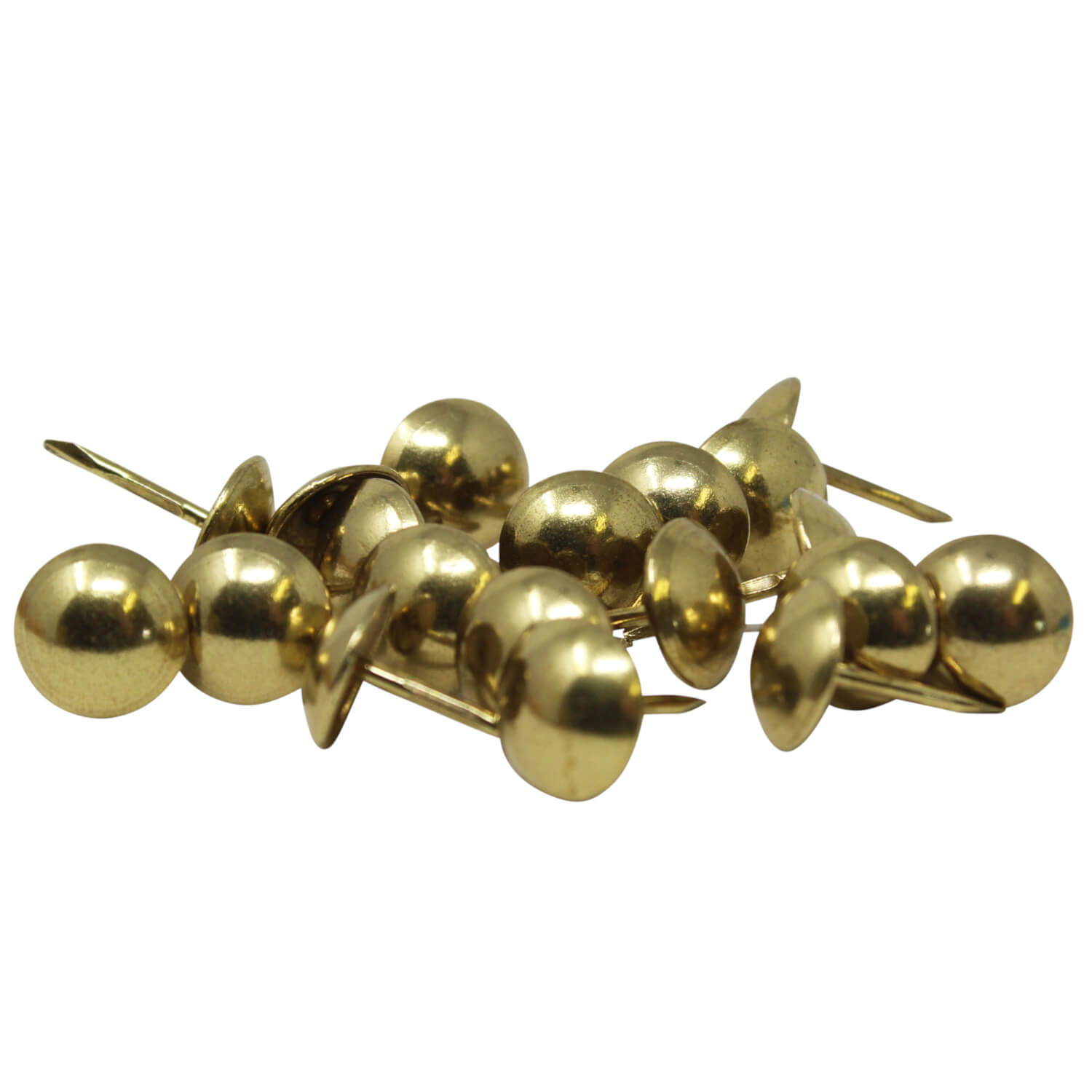 100 Ziernägel - Polsternägel - 11mm - Gold