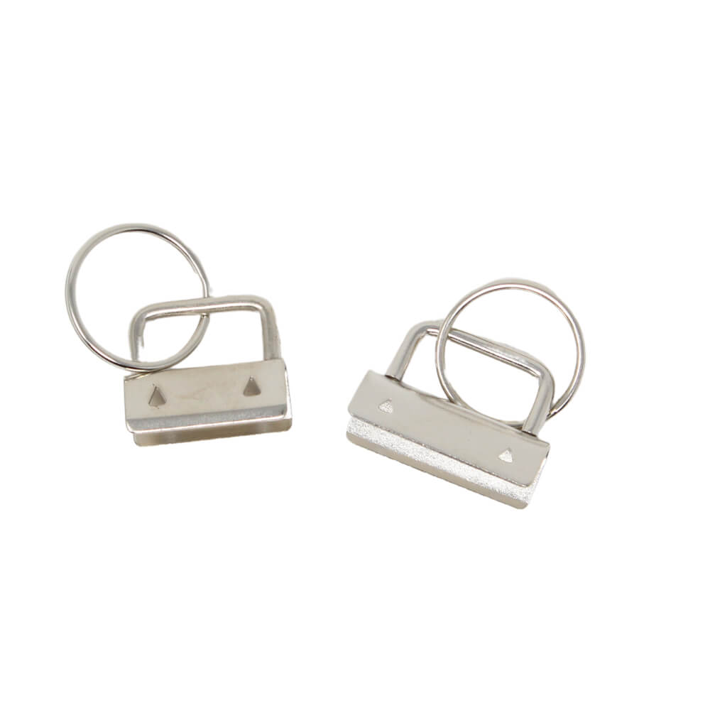 2 Schlüsselbandenden mit Schlüsselring - 25 + 32 mm Breite