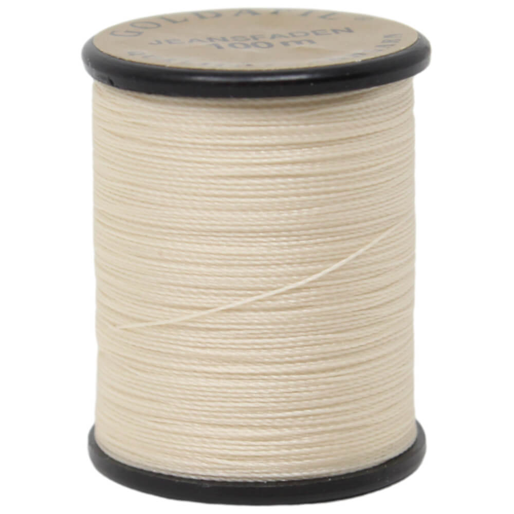 100 Meter Jeansnähgarn - 210D/2 - 100% Nylon Farbe: HELLBEIGE