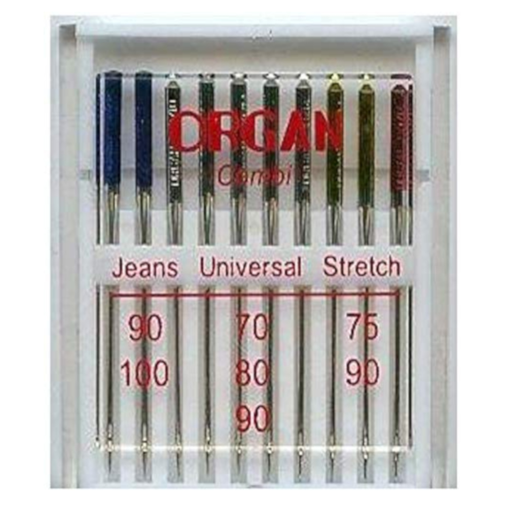 ORGAN | Jeans, Universal, Stretch Maschinennadel Set 10er Pack