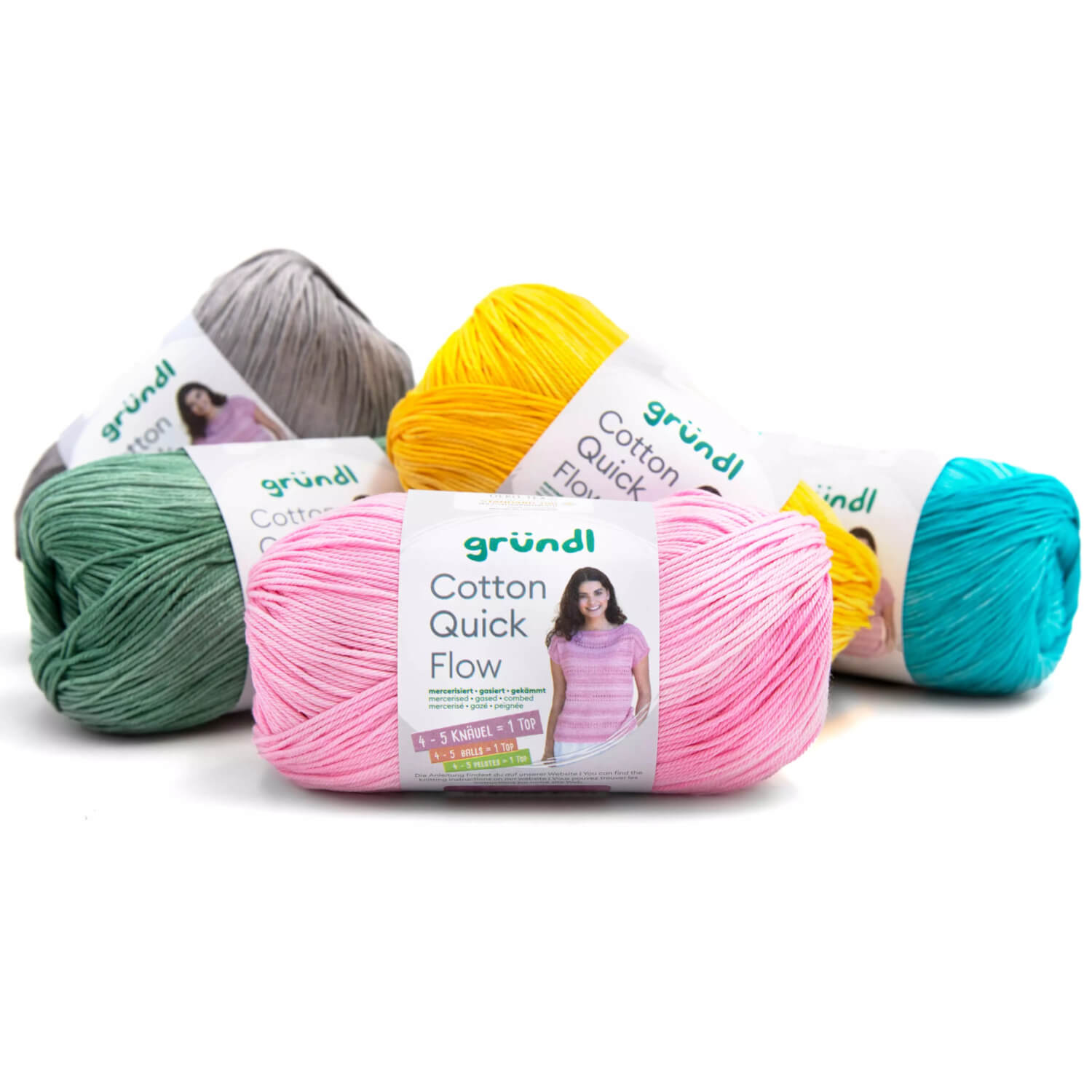 Cotton Quick Flow 100 g Wollknäuel für sommerliche Mode