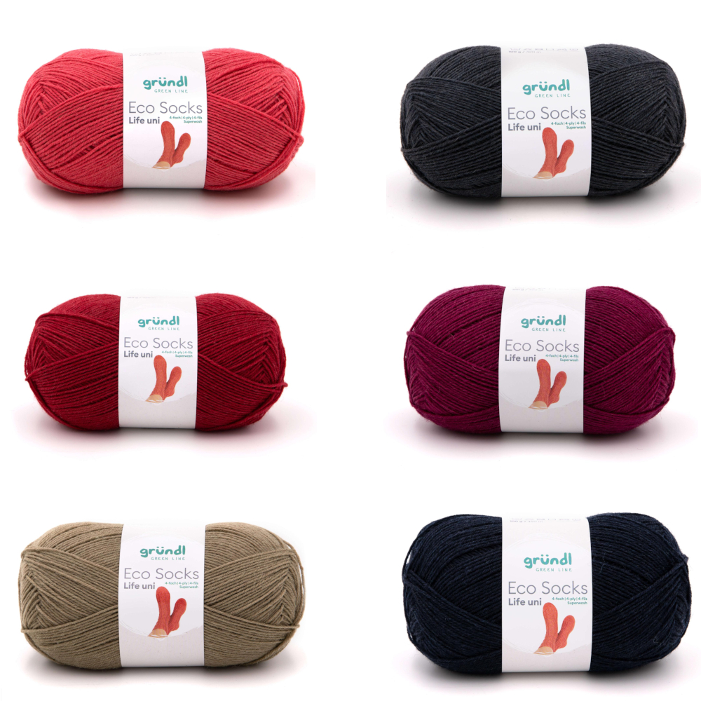 GRÜNDL | Eco Socks Life uni, 100 g