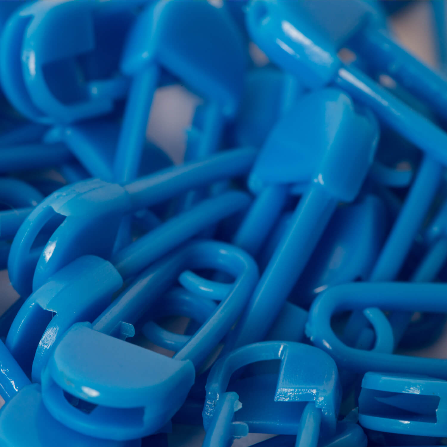 10 Kunststoff Sicherheitsnadeln - 20mm - BLAU
