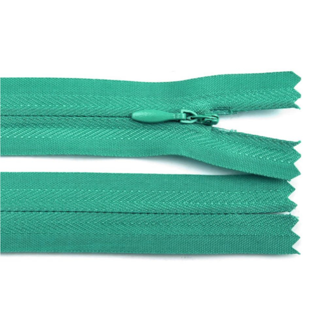 60 cm Reißverschluss nicht teilbar RV 2,3cm mit Autolock in Emerald