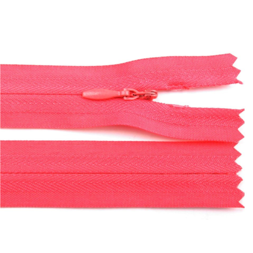 60 cm Reißverschluss nicht teilbar RV 2,3cm mit Autolock in Pink kräftig