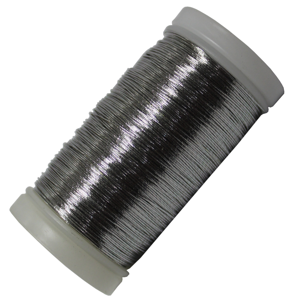 160 Meter Decolackdraht 0,3mm in Silberfarben