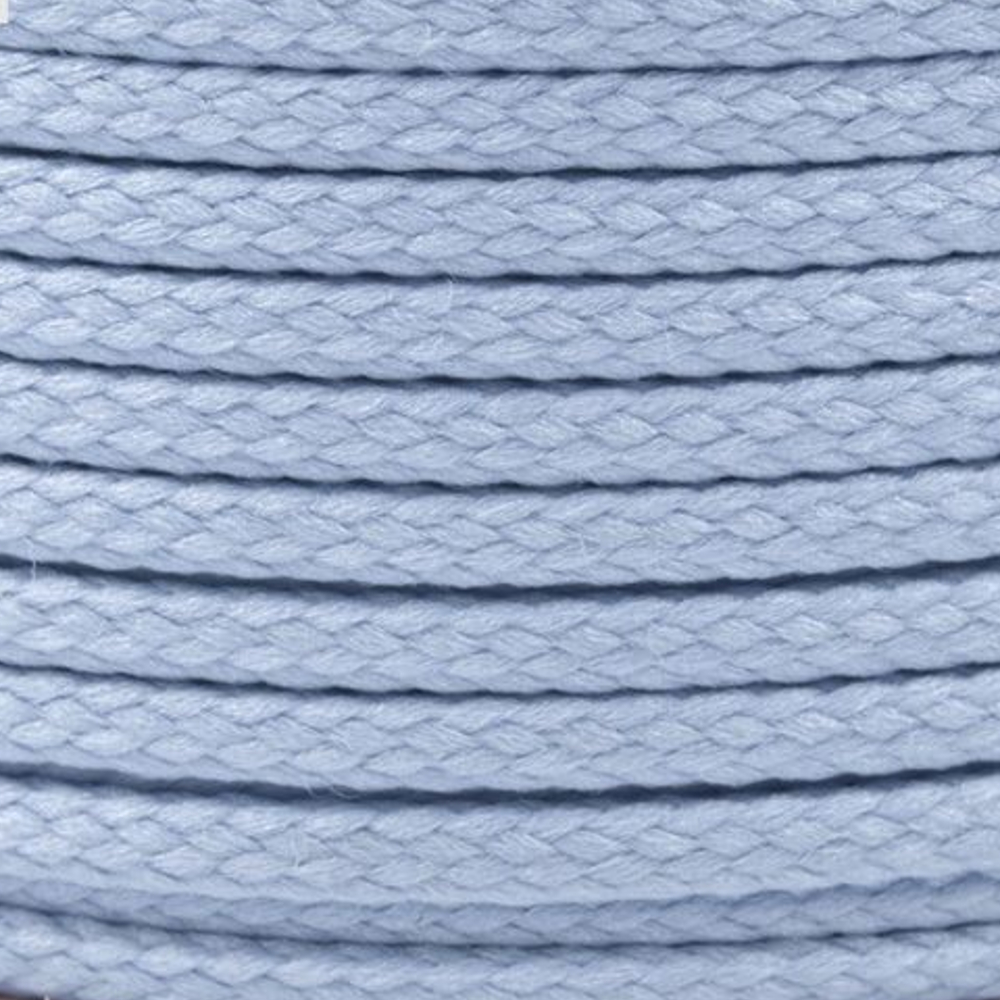 Polyesterschnur 4mm aus 100% Polyester in Kaschmir Blau (0127)