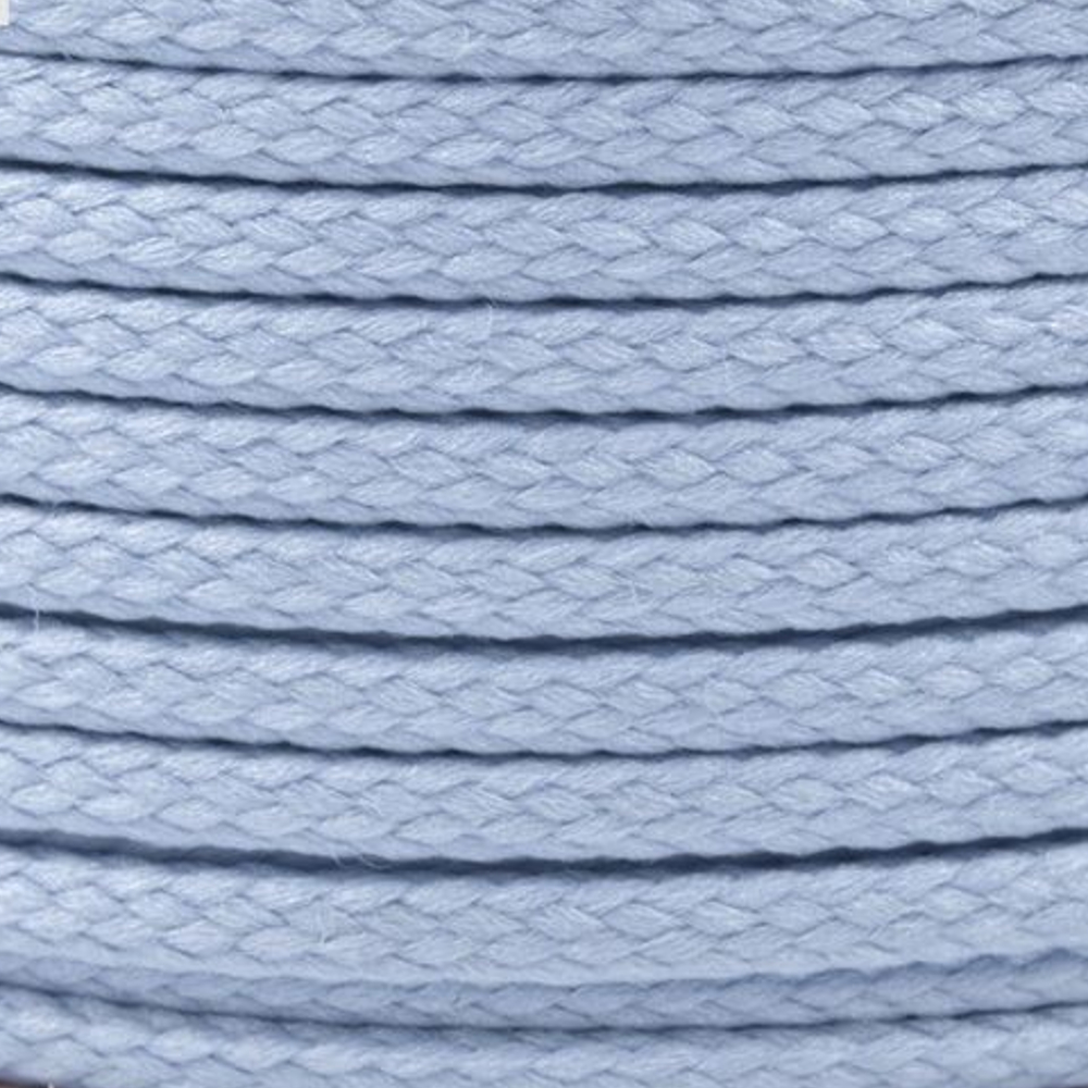 Polyesterschnur 4mm aus 100% Polyester in Kaschmir Blau (0127)