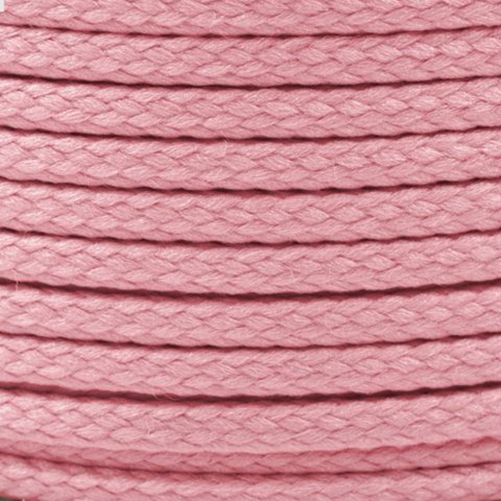 Polyesterschnur 4mm aus 100% Polyester in Pink (0304)