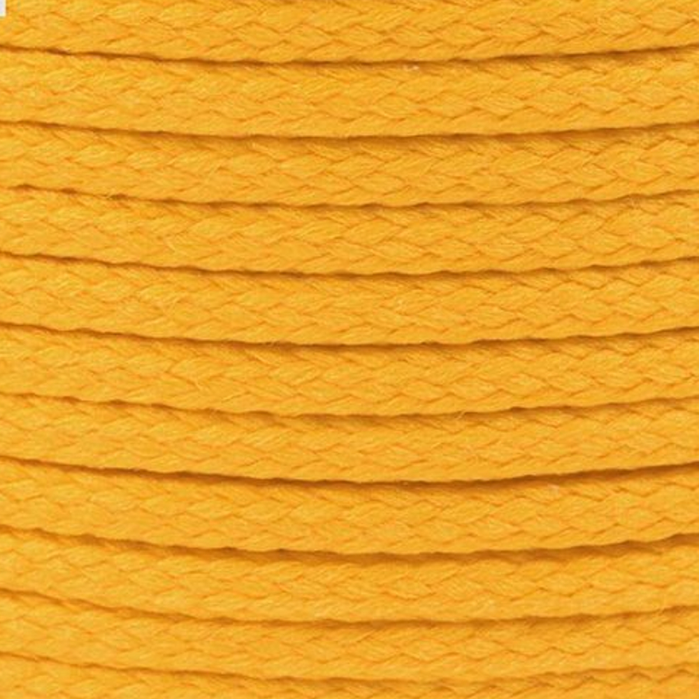 Polyesterschnur 4mm aus 100% Polyester in Hellorange (1408)