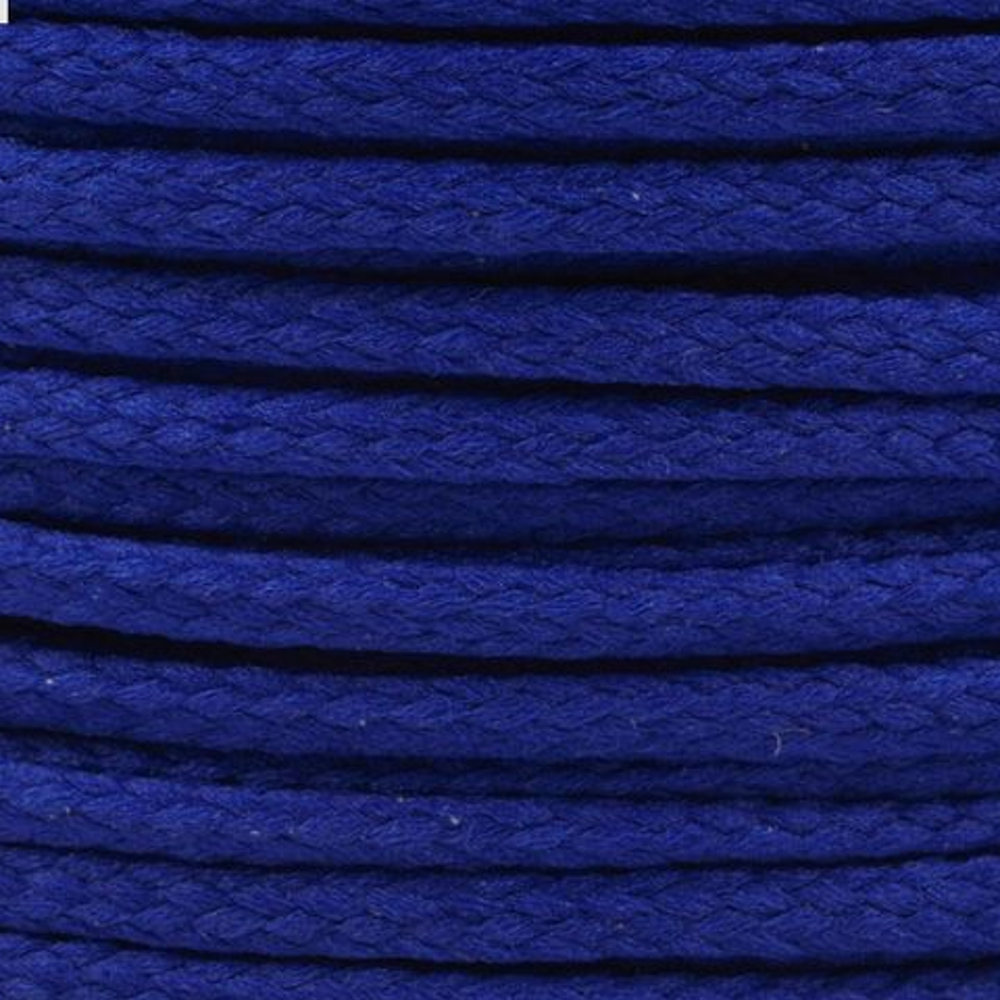Polyesterschnur 4mm aus 100% Polyester in Tintenblau (4657)