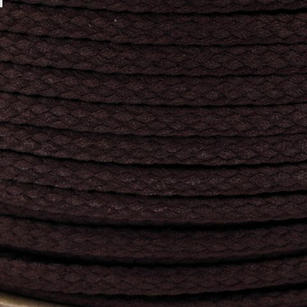 Polyesterschnur 4mm aus 100% Polyester in Kaffee Braun (7929)
