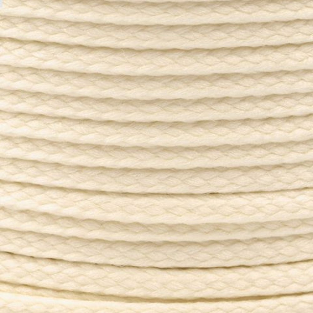 Polyesterschnur 4mm aus 100% Polyester in Beige hell 0408