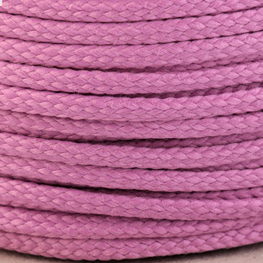 Polyesterschnur 4mm aus 100% Polyester in Rosa dunkel 3684