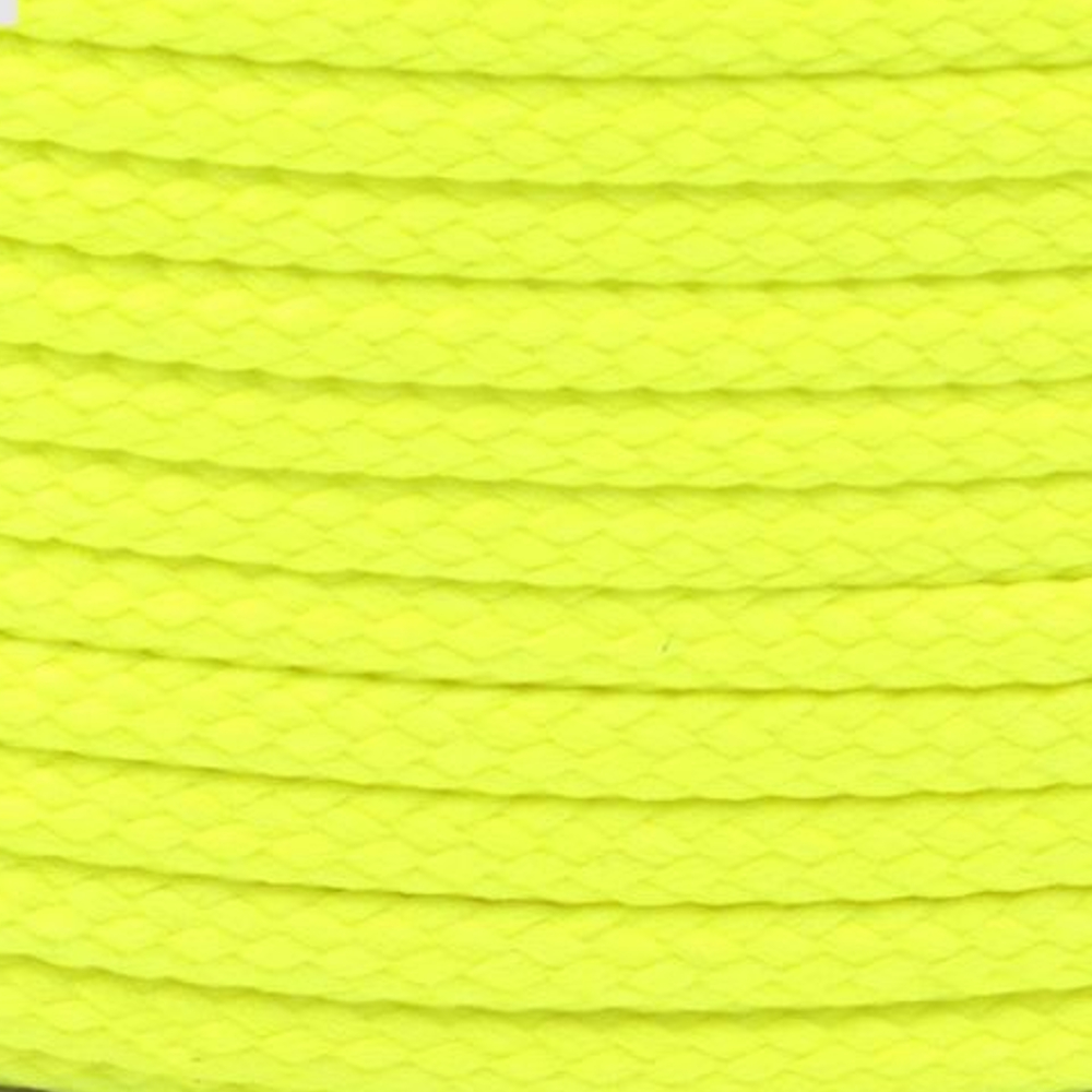 Polyesterschnur 4mm aus 100% Polyester in Neon Gelb 1108