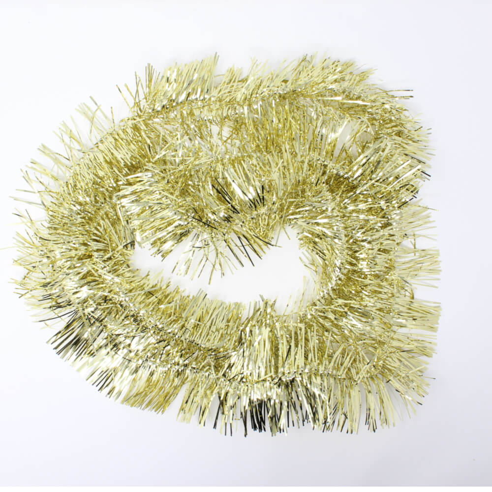 Girlande in goldfarbenn 200cm lang und 10cm breit