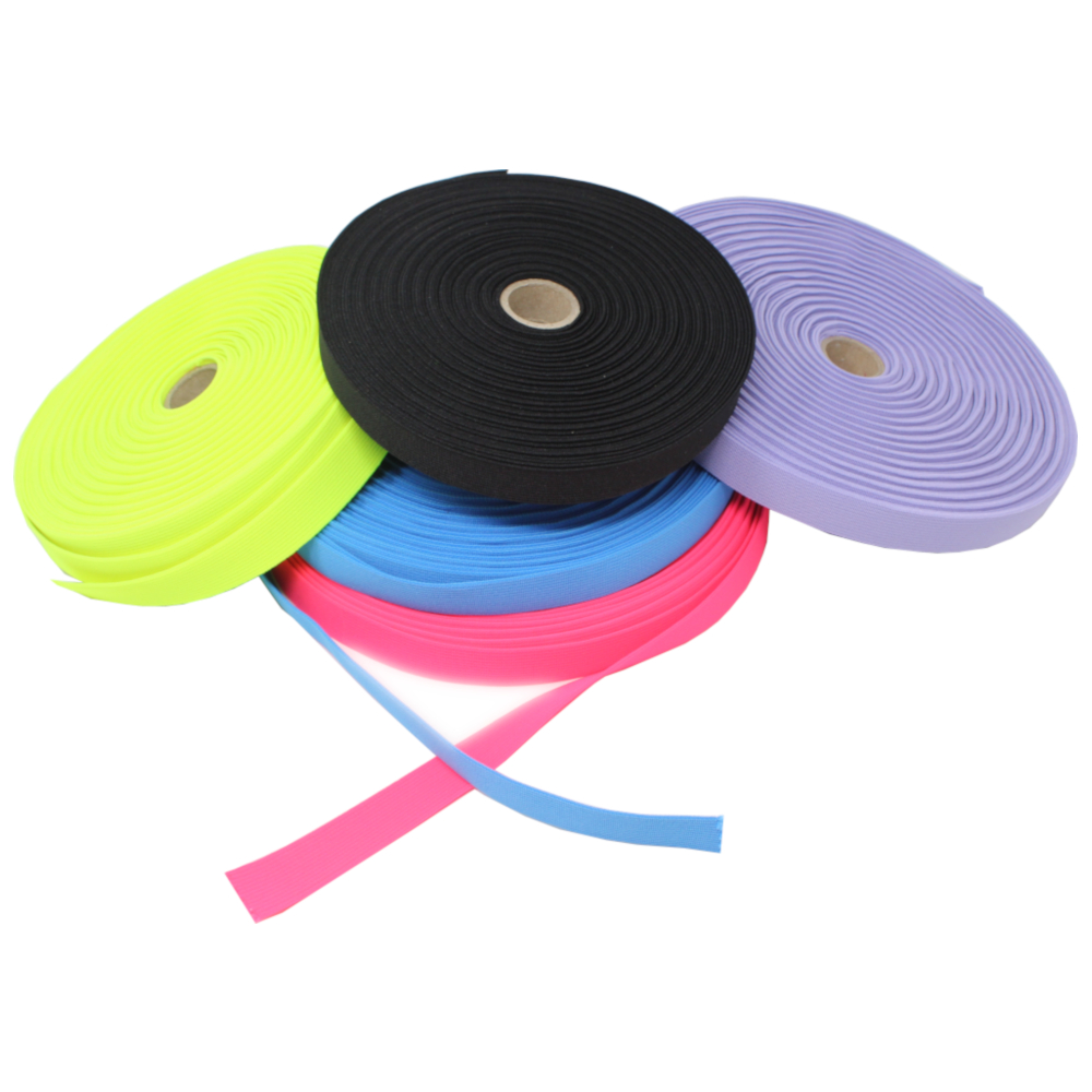 Gummiband - glatt - 20mm breit - verschiedene Farben
