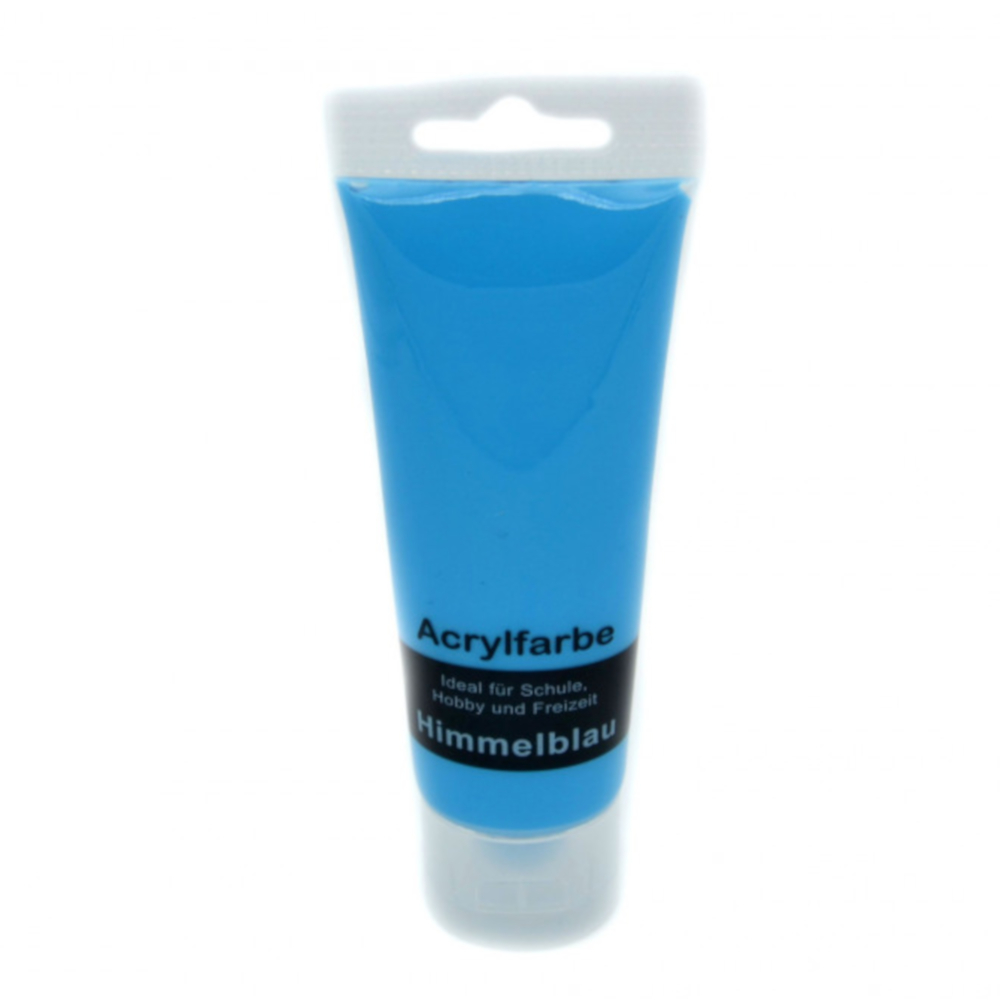 75ml Acrylfarbe in Himmelblau