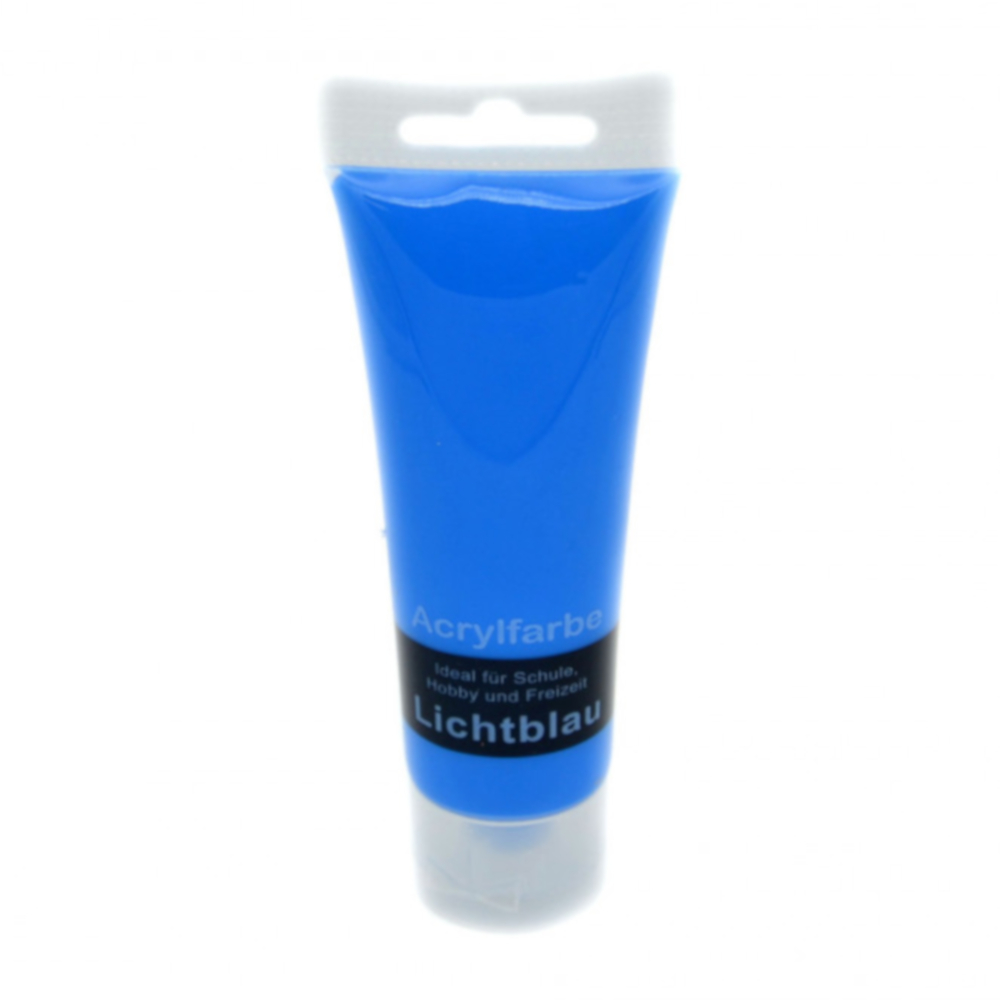 75ml Acrylfarbe in Lichtblau