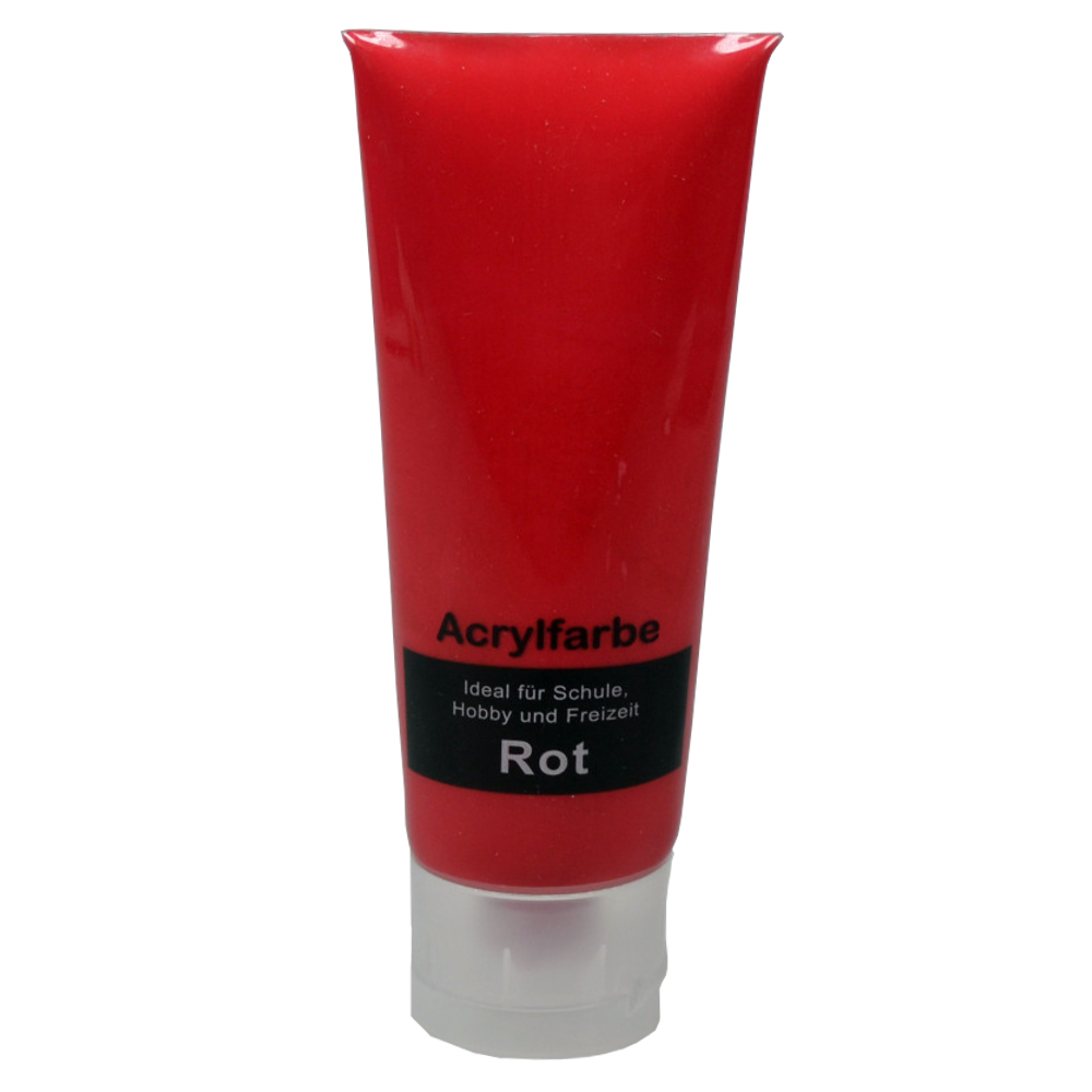 75ml Acrylfarbe in Rot