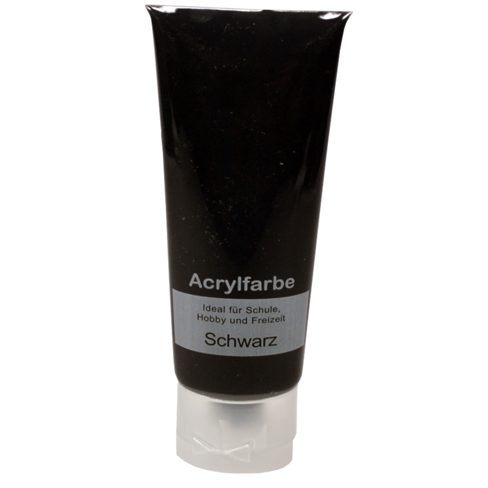 75ml Acrylfarbe in Schwarz