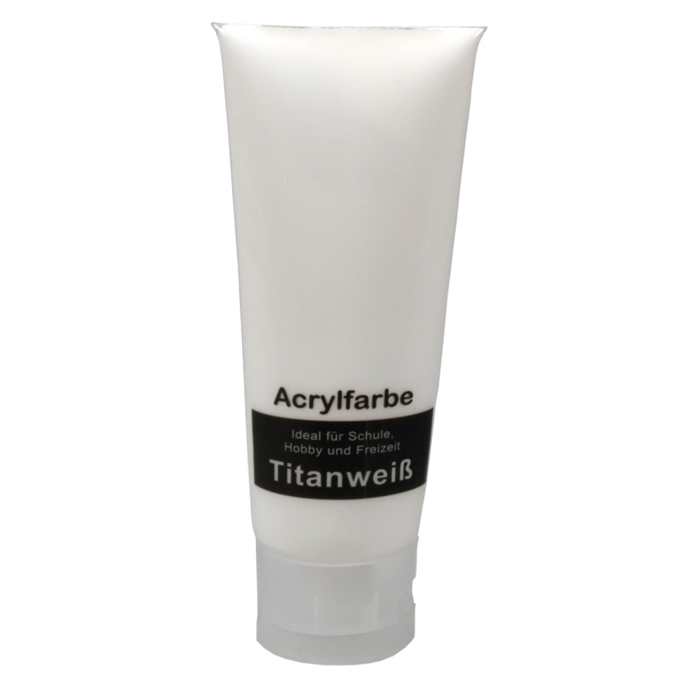 75ml Acrylfarbe in Titanweiß