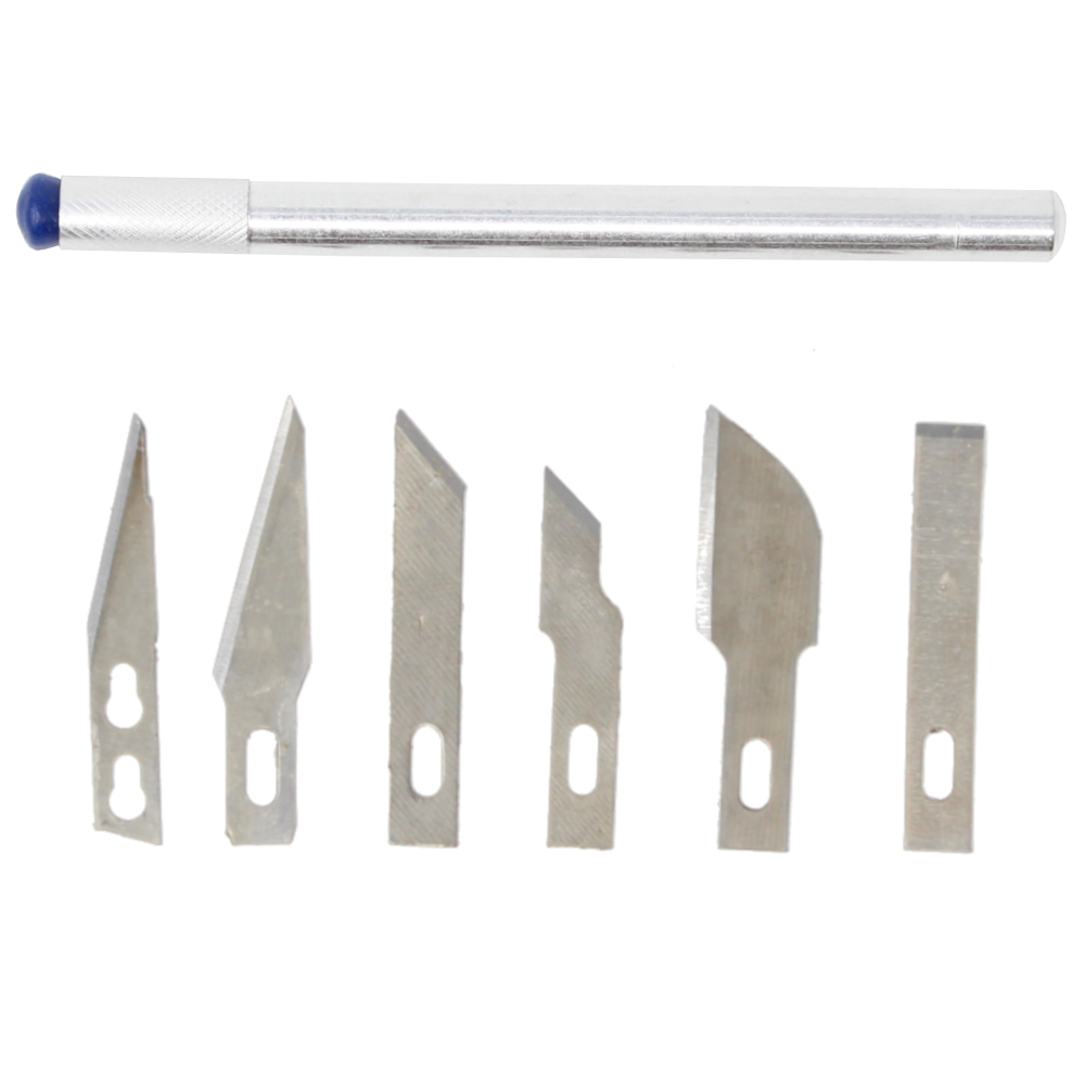 Hobbymesserset inkl. 6 Ersatzklingen