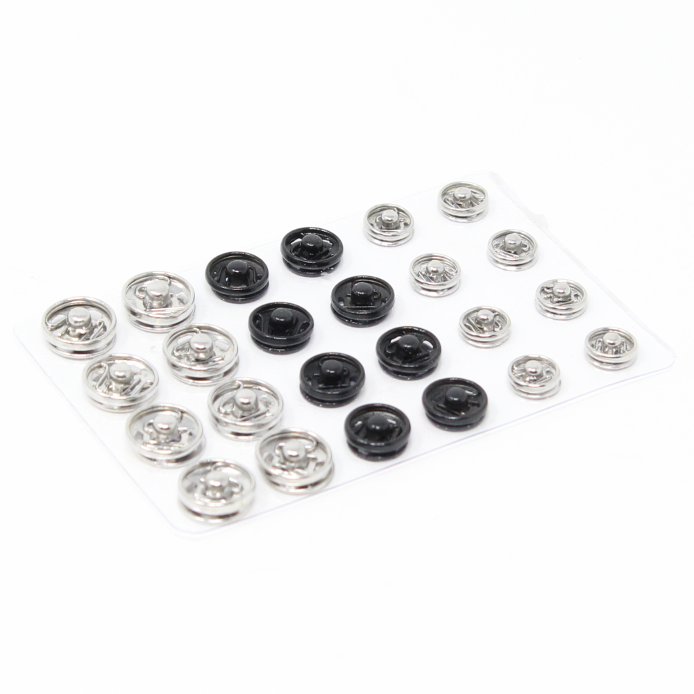 GRÜNDL | 24 Druckknöpfe mit 6mm 8mm und 10mm Durchmesser
