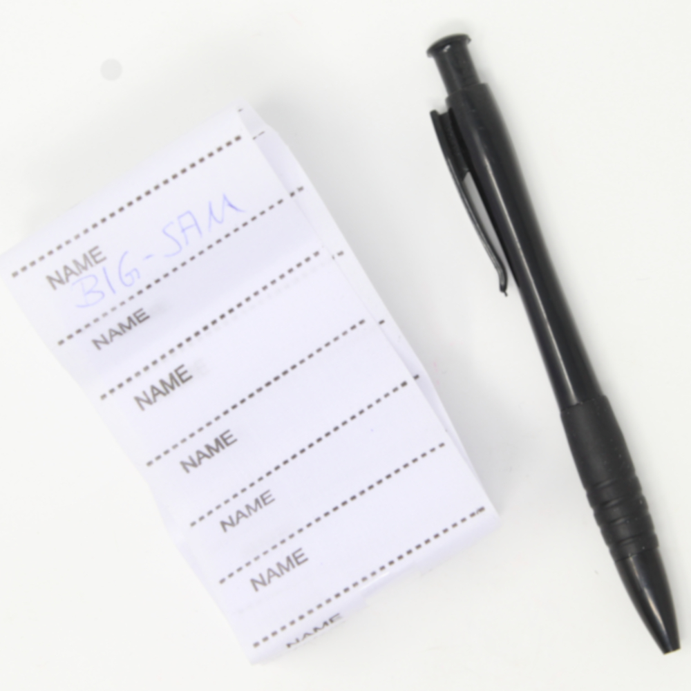 GRÜNDL | 30 Wäschemarkierset Labels