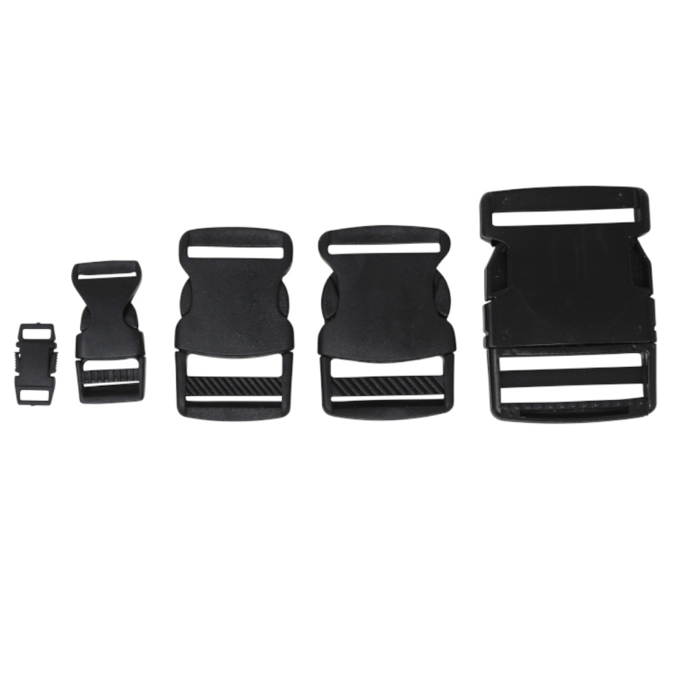 Kunststoff Steckschnallen / Plastic Buckles mit 10, 20, 30 40 oder 50mm Banddurchzugsbreite