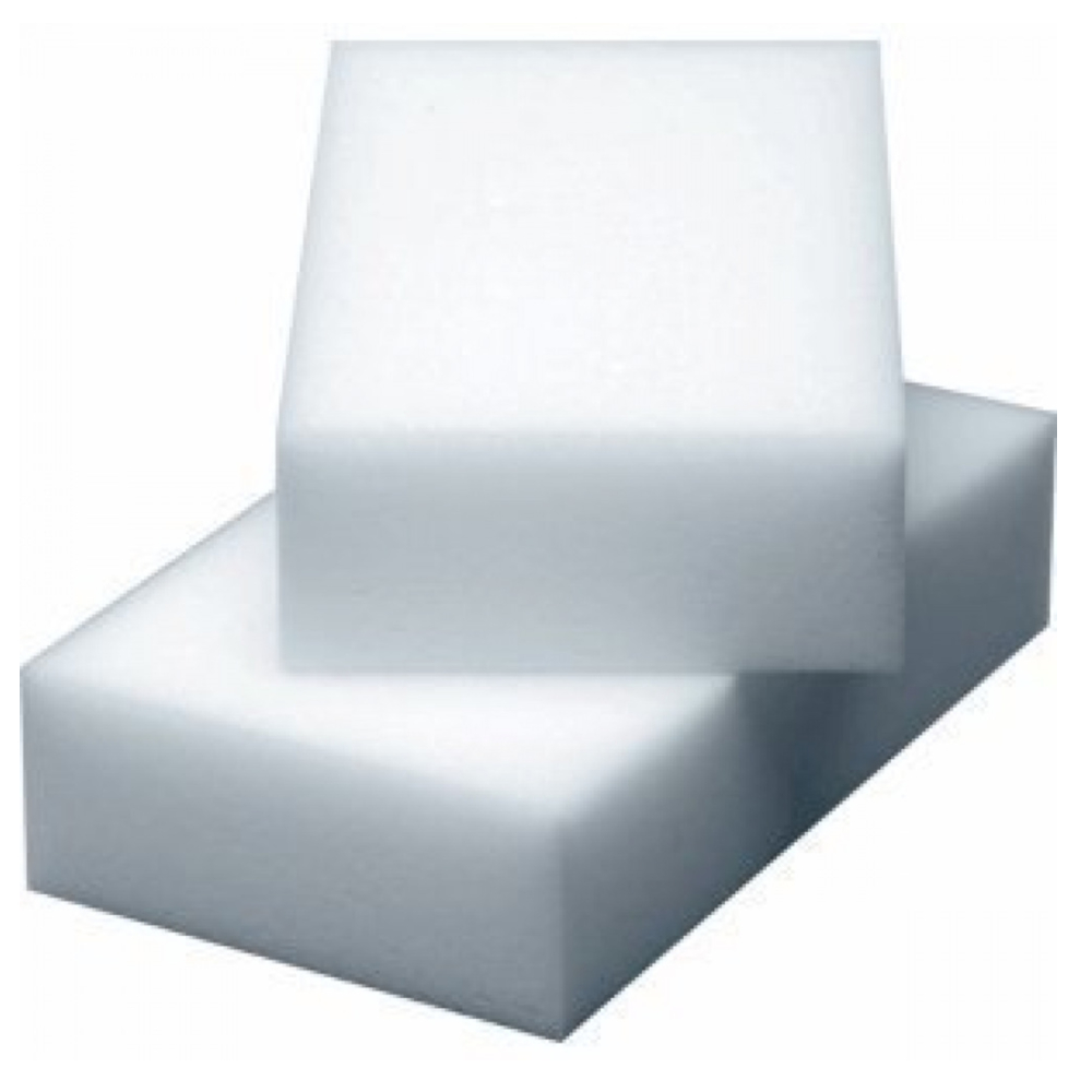 3 Stück Schmutz Radierer 11x6,5x2cm in weiß