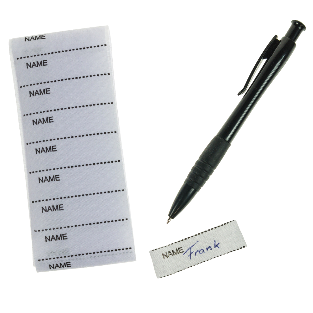 TSI | 50 Namensetiketten - Wäschetiketten inklusive Stift