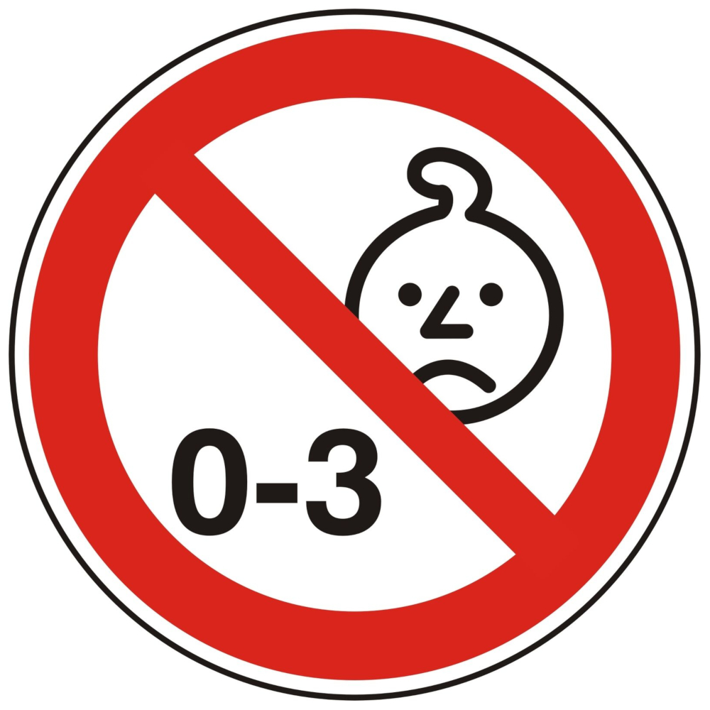 Achtung: Nicht für Kinder unter 3 Jahren geeignet!